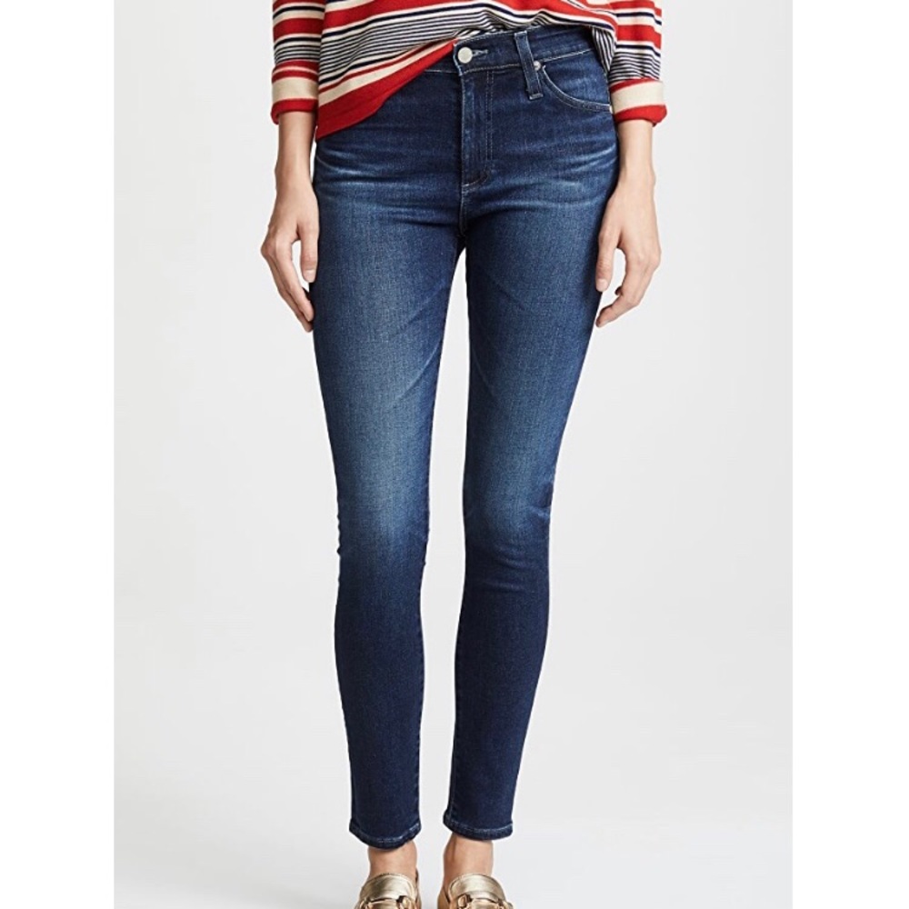 AG The Farrah Skinny Ankle High Rise Skinny Ankle